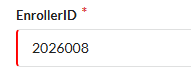 Enroller ID field on the Activz form